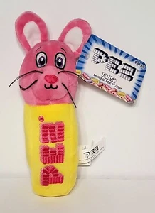Dispensador PEZ Primavera Pascua Conejo Conejo Peluche 7.5" Rosa Peluche Animal - Imagen 1 de 9
