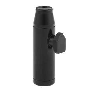 Black Portable Metal Dispenser Tobacco Herb Powder Container Sniffer Tool Gift - Picture 1 of 6