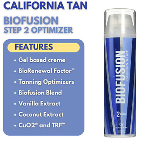 California Tan Biofusion Step 2 Optimizer Indoor Tanning Lotion *LABEL DEFECT