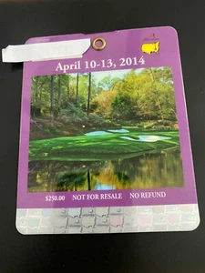 2014 Masters Golf Badge Bubba Watson Winner Collectable - Picture 1 of 1