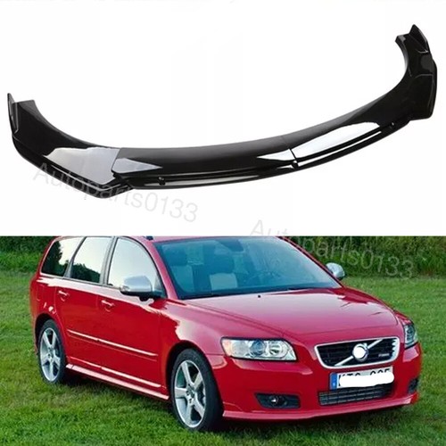 For Volvo C30 V50 S40 Glossy Black Front Bumper Lip Spoiler Splitter ...
