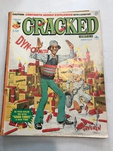 CRACKED Magazine #130 : Jan 1976 Good+; Good Times JJ TV & movie Parodies - Picture 1 of 11