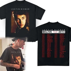 Justin Bieber,believe Tour Justin Bieber Retro Shirt, Justin Bieber Vintage - Picture 1 of 7