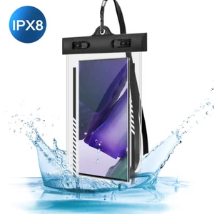 Large Size Phone Waterproof Case Dry Bag IPX8 for Samsung Galaxy Note 20 10 9 8 - Picture 1 of 15