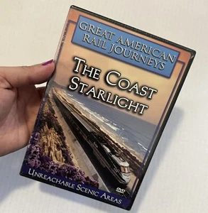 NUEVO Great American Rail Journeys The Coast Starlight DVD Áreas escénicas selladas - Imagen 1 de 2