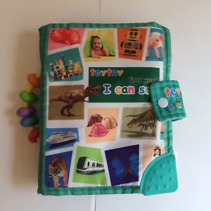 Soft Baby Book First Word I Can Say Activity Toy Cloth Washable - Picture 1 of 12