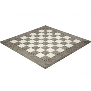 21.7 Inch Gloss Lacquered Ash Burl Deluxe Chess Board - Picture 1 of 5
