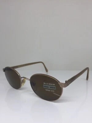 New Vintage Giorgio Armani GA 633 Oval Sunglasses C. 816 Rose Gold 51-21mm Italy - Image 1 of 4