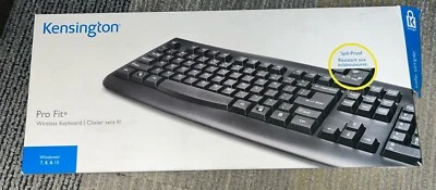 Kensington Pro Fit Wireless Keyboard with Spill-Proof Protection - Black - Image 1 of 4