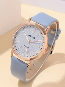 Watch for Ladies Women Girls Leather Strap Fashion Wristwatch Gift - Picture 1 of 3