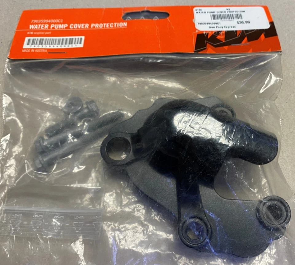 KTM OEM Black Water Pump Cover Protection 250/350 EXC-F/SX-F/XC-F 79035994000C1 - Image 1 of 1