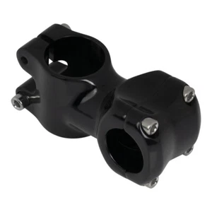 PRO+ 50MM LONG BICYCLE ALLOY STEM 28.6/25.4MM 7081 BLACK - Picture 1 of 1