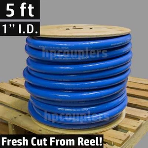 5 ft 1" ID FlexFab 5526 Blue Silicone Heater Hose 25mm 350F Radiator Coolant - Picture 1 of 5