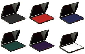 Felt Stamp Pads- Small 2-3/4" x 4-3/8" -Black, Red, Blue, Green, Purple or Dry - Picture 1 of 13