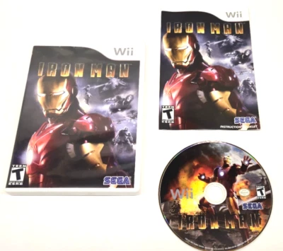 Iron Man (Nintendo Wii, 2008) Complete Game CIB - Tested - Image 1 of 2
