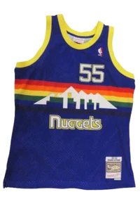 NBA Denver Nuggets Dikembe Mutombo #55 Sewn Jersey L Mitchell & Ness 1991-92 - Imagen 1 de 5