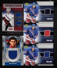 NEW YORK RANGERS YOUNG GUNS ROOKIE JERSEY AUTOGRAPH NHL HOCKEY CARD SEE LIST