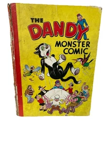 The Dandy Monster Comic 1947 Buch D.C.Thomson Vintage RAR Annual - Bild 1 von 24
