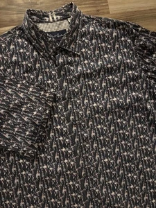 Robert Graham Modern Americana Men’s Button Down Shirt Theatre 3D Glasses 1XLT - Picture 1 of 9