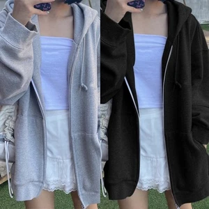 Comfortable and Fashionable Women's Loose Fit Velvet Hooded Sweatshirt - Picture 1 of 34