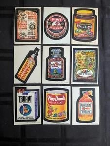1974 Wacky Packages 6. Serie kompletter Satz Aufkleber mit Puzzle  - Bild 1 von 11