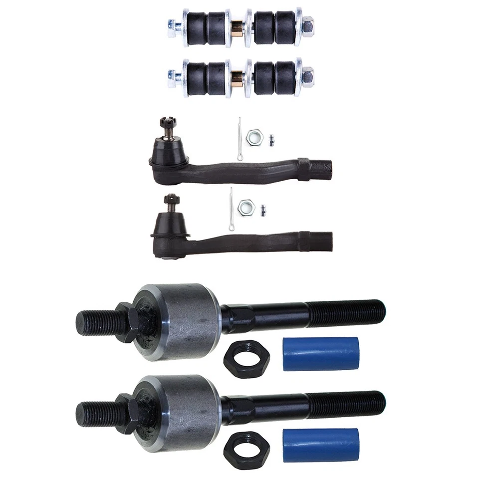 6Pcs Fits 1988-1991 Honda Civic CRPcs Steering Parts Sway Bar Link Tie Rod End - Image 1 of 1