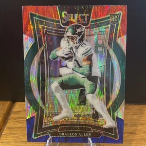 2024 Select Braelon Allen Red & Blue Shock Concourse #10 Rookie RC Jets - Picture 1 of 2