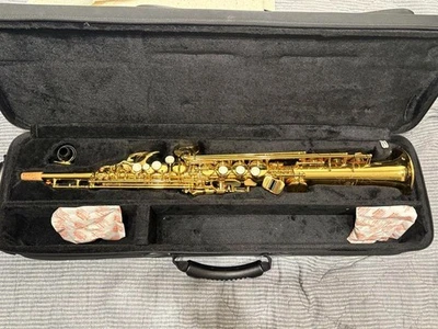 Yamaha YSS-475II Soprano Saxophone w/case - Image 1 of 4