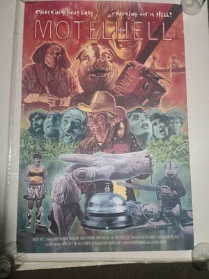 Impressão artística Mote Hell Commission Graham Humphreys #/60 rara - Imagem 1 de 4