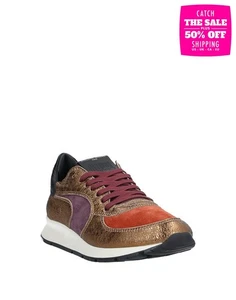 RRP €320 PHILIPPE MODEL Leather Sneakers US6 UK3.5 EU36 Crumpled Made in Italy - Picture 1 of 6