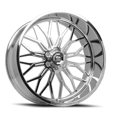 Rueda 24x8,25 Luxxx HD HD03 Apache Pulida FORJADA DOBLE INTERIOR 8x6,5 (146 mm) Foto 1 de 4