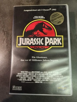 Jurassic Park VHS 1993 Film Video Kassette Abenteuer Nostalgisch - Bild 1 von 3