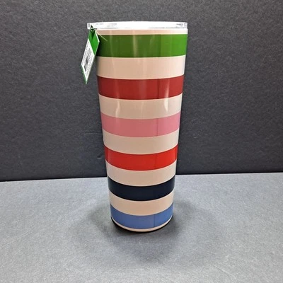 Linda taza de acero inoxidable Kate Spade New York, vaso de viaje de 24 onzas, doble... Foto 1 de 4
