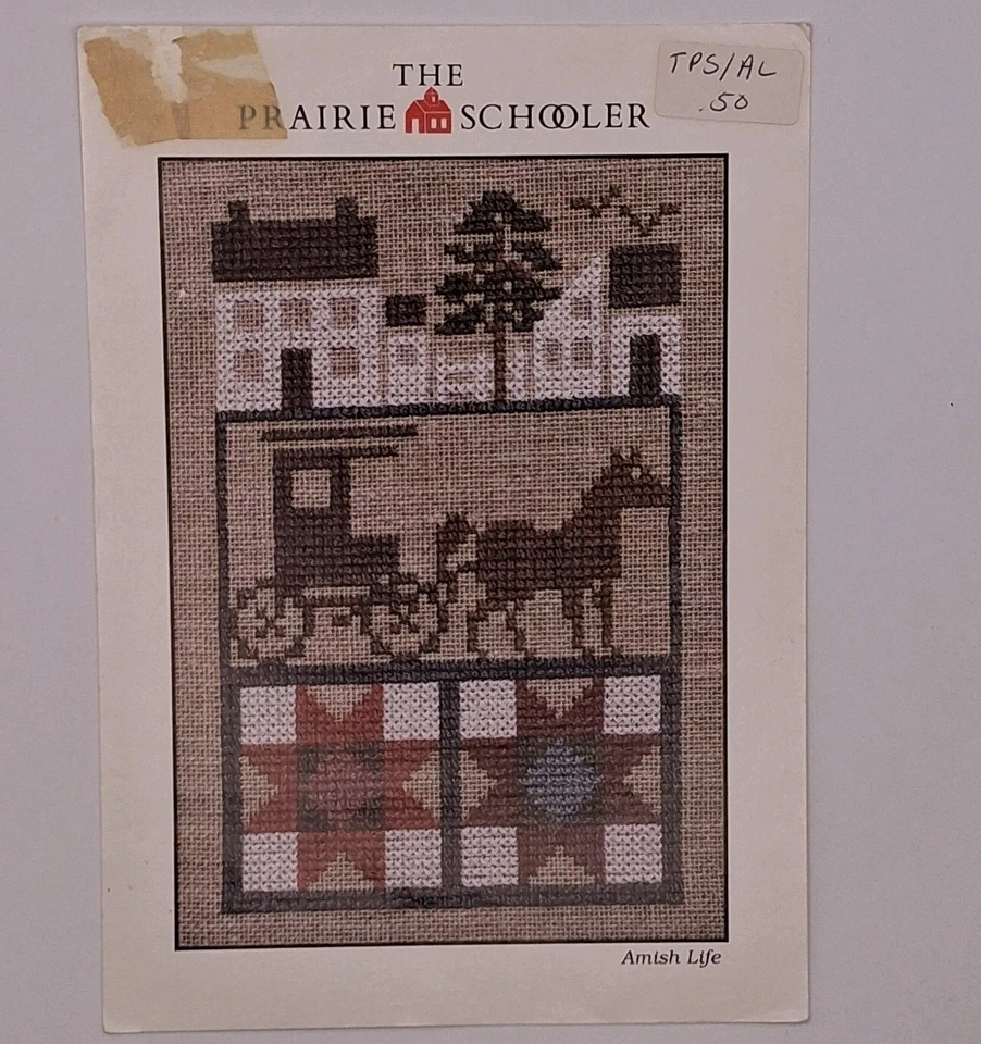 The Prairie Schooler Amish Life Counted Cross Stitch Pattern Cardstock - Image 1 of 1