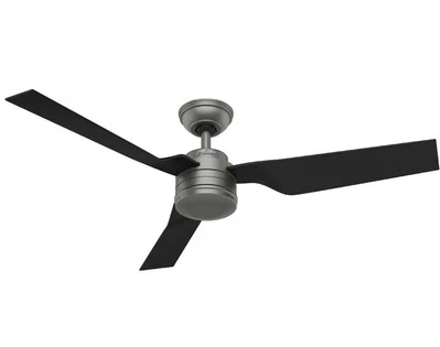 HUNTER CABO FRIO Ceiling fan with Wall Control Fan without Lights Silver - Image 1 of 3
