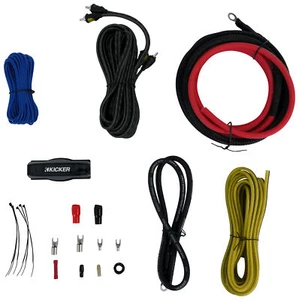 KICKER 47VK8 8 Gauge 8 AWG Amplifier Amp Installation Wire Kit 8GA VK8 - Picture 1 of 2