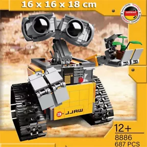 Wall-E Roboter Modell Bausteine Set Film Kleine Roboter Ziegel Kinder Spielzeug - Bild 1 von 16