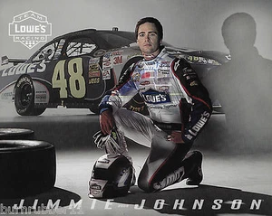 2009 JIMMIE JOHNSON "TEAM LOWES RACING FOLDOUT" #48 NASCAR SPRINT CUP POSTCARD - Picture 1 of 1