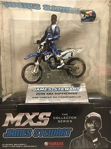 JAMES STEWART #7 "AMA SUPERCROSS" 2X SX CHAMPION RARE FIGURE/BIKE SET - Picture 1 of 1
