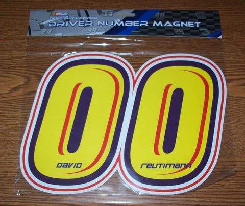 DAVID REUTIMANN #00 R&R DRIVER NUMBER MAGNET Cover