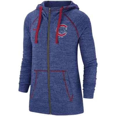 Sudadera con Capucha Nike Pequeña para Mujer Chicago Cubs MLB Ligera Manga Larga Foto 1 de 2