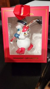Tim Hortons 2023 "Snowman with Hockey Stick Christmas Ornament NIB - Bild 1 von 2