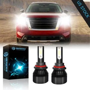 For Nissan Pathfinder 1990-1998 LED Headlight Bulbs High/Low Dual Beam White - Picture 1 of 6