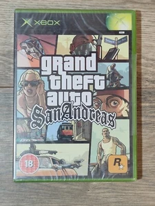 NEW SEALED GRAND THEFT AUTO SAN ANDREAS ORIGINAL XBOX UK RELEASE - Picture 1 of 8