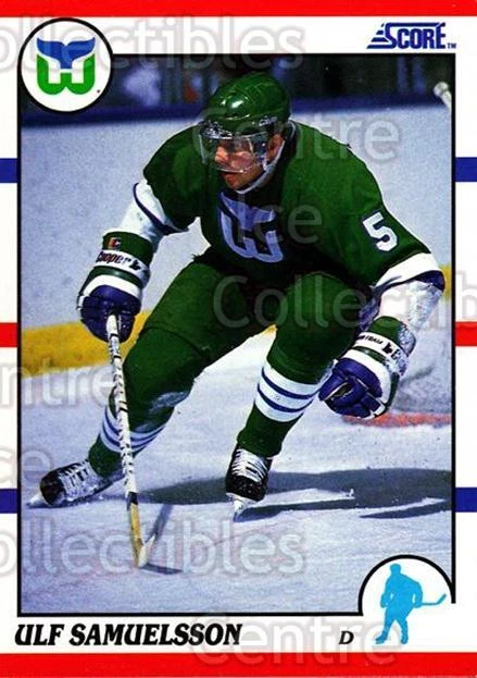 1990-91 Score Hottest and Rising Stars #64 Ulf Samuelsson - Image 1 of 1