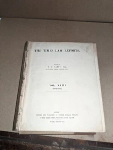 Times Law Reports, Volume 23, 1906-1907 - Picture 1 of 2