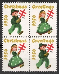 NTA USA Christmas Greetings 1956 , lightly hinged - Picture 1 of 2