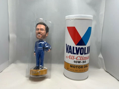 Valvoline Jimmie Johnson NASCAR Bobble Head Cover