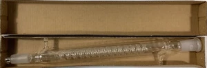 Bomex Borosilicate Glass Graham Condenser with 24/40 Joint Jacket Lab - Picture 1 of 2