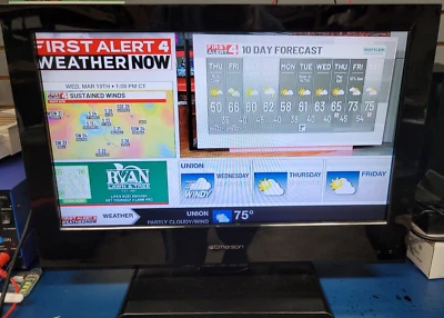 Emerson Funai 19” Television Model LC190EM2 - NO Remote - Image 1 of 4